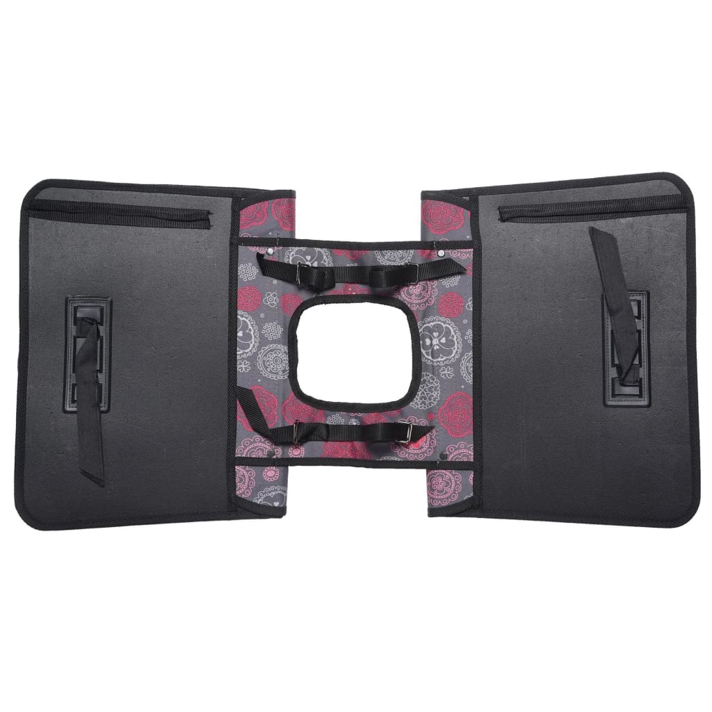 Willex Bicycle Double Pannier Cosmos 33L Grey and Red